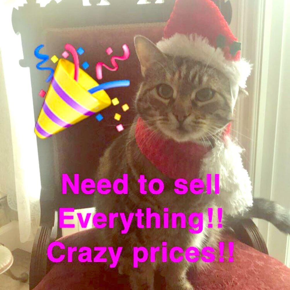 I NEED TO DO A CLOSET CLEAN OUT!! CRAZY PRICES!!